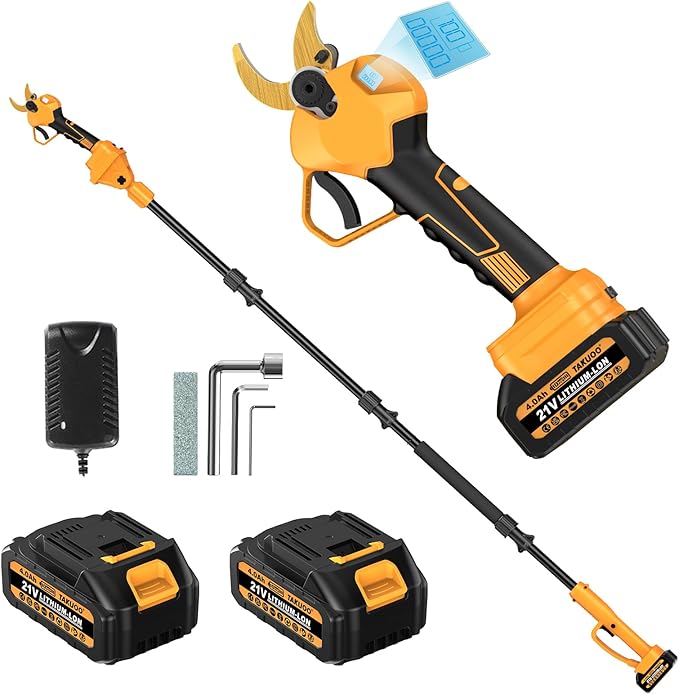 2-in-1 Pole Pruning Shears Cordless, 1.6